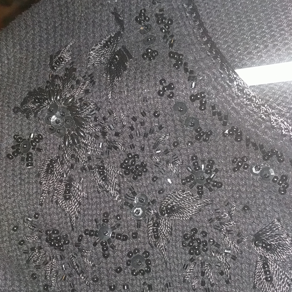 Vintage Tiara International beaded sweater sz M-L - Picture 8 of 8